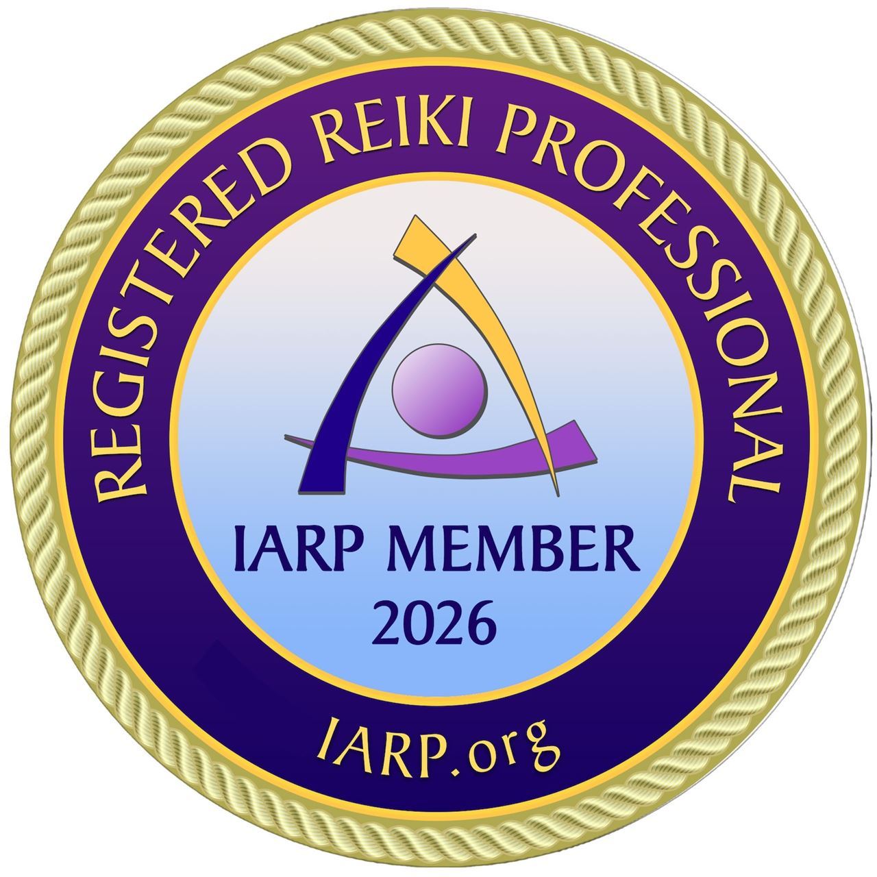 IARP Registered Reiki Professional badge